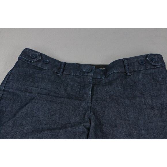 Express Design Studio “Editor” Denim Bermuda Shorts Dark Wash  Size 0 - Picture 6 of 13